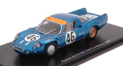 Immagine di ALPINE A210 N.46 9th LM 1967 H.GRANDSIRE-J.ROSINSKI 1:43