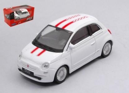 Immagine di 500 2007 WHITE W/DECO RED 1:43