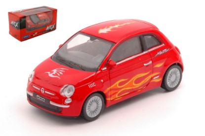 Immagine di 500 2007 RED W/DECO 1:43