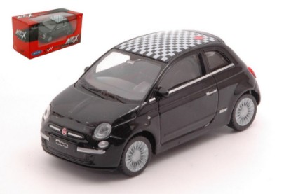 Immagine di NUOVA 500 BLACK W/DECO ROOF 1:43