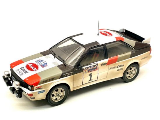 Immagine di AUDI QUATTRO A1 N.1 RAC RALLY 1982 MIKKOLA/HERTZ 1:24
