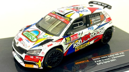 Immagine di SKODA FABIA RALLY 2 EVO N.39 RALLY YPRES 2021
CRACCO/VERMEULEN 1:43