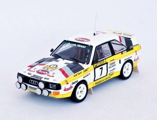 Immagine di AUDI SPORT QUATTRO N.7 RALLY 1000 LAKES 1984 MOUTON/PONS 1:43