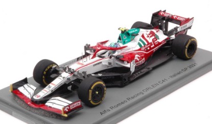 Immagine di ALFA ROMEO C41 ANTONIO GIOVINAZZI 2021 N.99 ITALY GP 1:43