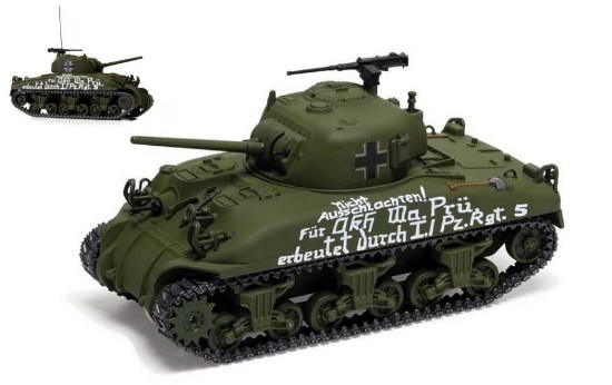 Immagine di M4A1 SHERMAN BEUTEPANZER TROPHY TANK CAPTURED US ARMY TANK 1:50