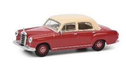 Immagine di MERCEDES 180 D RED/BEIGE 1:64