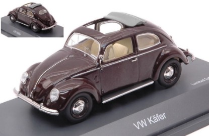 Immagine di VW KAFER FALTDACH OPEN DARK BROWN 1:43