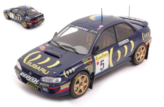 Immagine di SUBARU IMPREZA 555 N.5 RALLY MONTE CARLO 1995 SAINZ/MOYA 1:24
