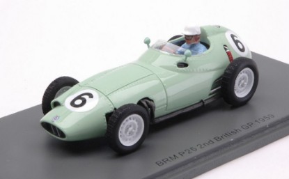 Immagine di BRM P25 STIRLIN MOSS 1959 N.6 2nd BRITISH GP 1:43