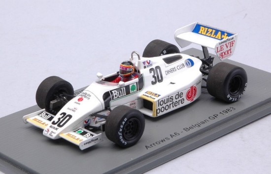 Immagine di ARROWS A6 THIERRY BOUTSEN 1983 N.30 BELGIAN GP 1:43