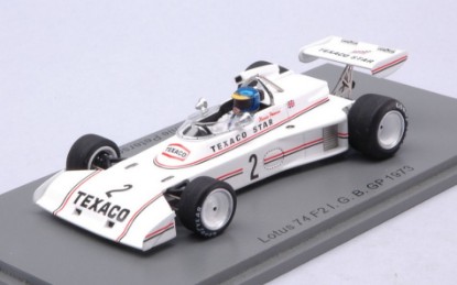 Immagine di LOTUS 74 RONNIE PETERSON 1973 N.21 G.B.GP F2 1:43