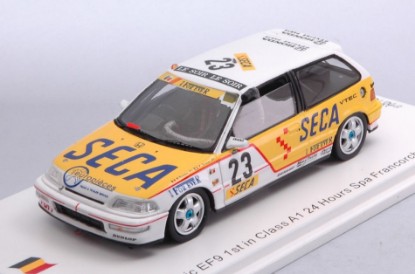 Immagine di HONDA CIVIC EF9 1st CLASS A1 24 H SPA 1990 R.KOENTGES-P.FERMINE 1:43