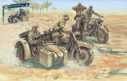 Immagine di GERMAN MOTORBIKES WW II KIT 1:72
