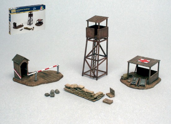 Immagine di BATTLEFIELD BUILDINGS KIT 1:72