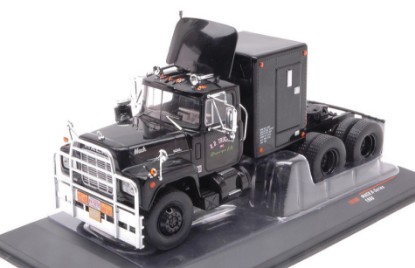 Immagine di MACK R-SERIES 1966 BLACK WITH REAR CABINE 1:43