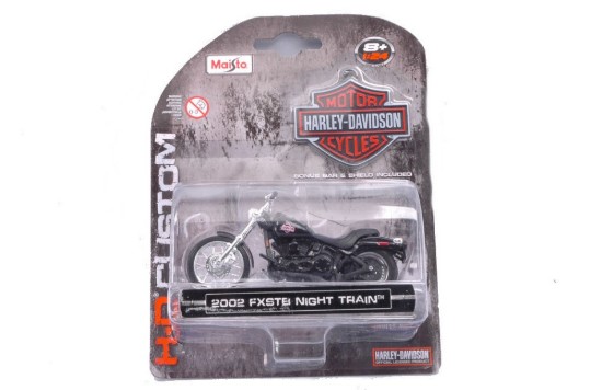 Immagine di HARLEY DAVIDSON FXSTB NIGHT TRAIN 2002 BLISTER 1:24