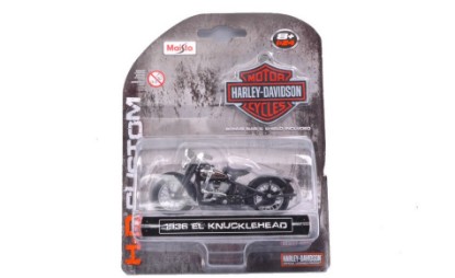 Immagine di HARLEY DAVIDSON EL KNUCKLEHEAD 1936 BLISTER 1:24