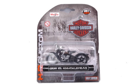 Immagine di HARLEY DAVIDSON EL KNUCKLEHEAD 1936 BLISTER 1:24