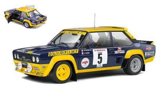 Immagine di FIAT 131 ABARTH N.5 TOUR DE CORSE 1977 DARNICHE/MAHE 1:18
