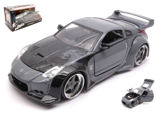 Immagine di NISSAN 350Z 2003 FAST & FURIOUS CHARCOAL GREY 1:24