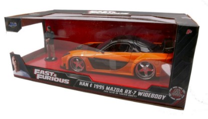 Immagine di HAN 1995 MAZDA RX-7 ORANGE FAST & FURIOUS W/FIGURE 1:24