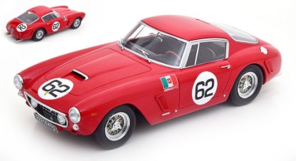 Immagine di FERRARI 250 GT SWB N.62 WINNER COPPA INTER-EUROPA MONZA 1960 ABATE 1:18