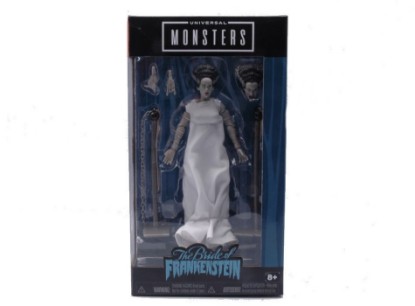 Immagine di THE BRIDE OF FRANKENSTEIN LA SPOSA DI FRANKENSTEIN C/ACCESSORI cm 15