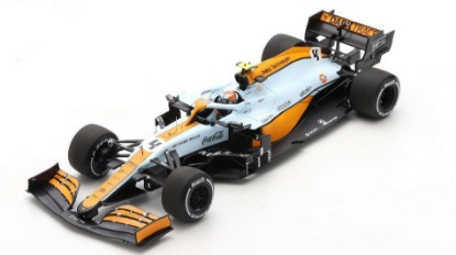 Immagine di MC LAREN MCL35M LANDO NORRIS 2021 N.4 3rd MONACO GP N.3 BOARD 1:18