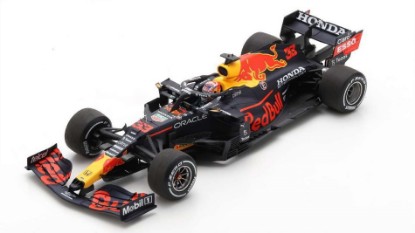 Immagine di RED BULL HONDA MAX VERSTAPPEN 2021 N.33 WINNER DUTCH GP W/PIT BOARD 1:18