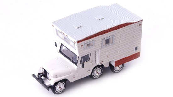 Immagine di JEEP CJ5 UNIVERSAL CAMPER 1969 WHITE 1:43