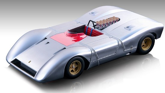 Immagine di FERRARI 612 CAN-AM PRESS VERSION 1968 MATT ALUMINIUM 1:18