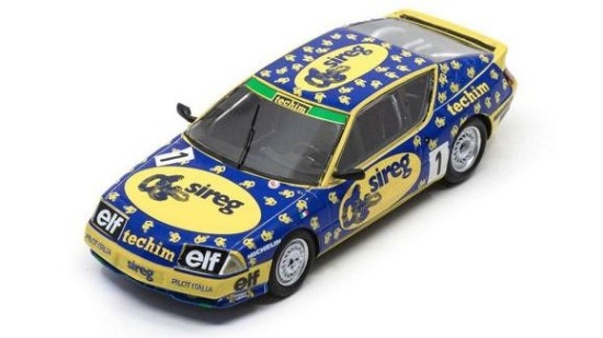 Immagine di ALPINE V6 TURBO N.1 CHAMPION RENAULT ELF EUROPA CUP 1988 MASSIMO SIGALA