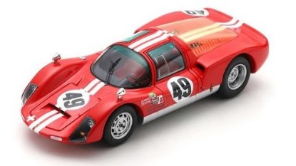 Immagine di PORSCHE 906 N.49 6th 12 H SEBRING 1966 J.SIFFERT-C.VOGELE 1:43