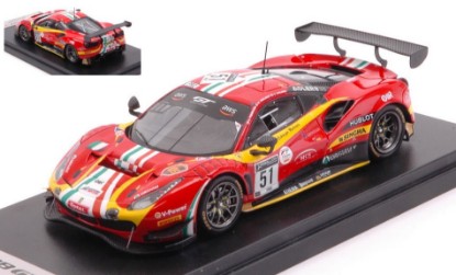 Immagine di FERRARI 488 GT3 EVO N.51 5th 24H SPA 2020 CALADO/NIELSEN/PIER GUIDI 1:43