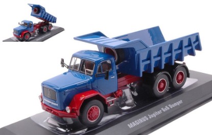 Immagine di MAGIRUS JUPITER 6x6 BLUE/RED MULDENKIPPER 1:43