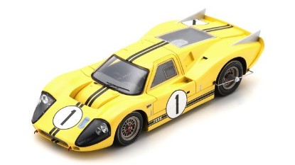 Immagine di FORD GT40 MK IV N.1 LE MANS TEST DAY APRIL 1967 BRUCE MC LAREN 1:43