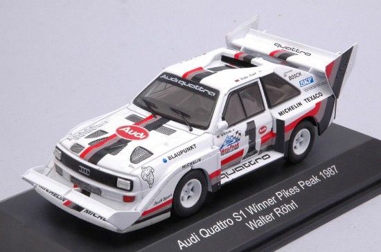 Immagine di AUDI QUATTRO S1 N.1 WINNER PIKES PEAK 1987 WALTER ROHRL 1:43