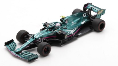 Immagine di ASTON MARTIN AMR21 S.VETTEL 2021 N.5 2nd AZERBAIJAN GP W/PIT BOARD 1:18