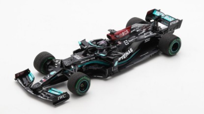 Immagine di MERCEDES F1 W12 E LEWIS HAMILTON 2021 N.44 WINNER RUSSIAN GP W/PIT 1:18