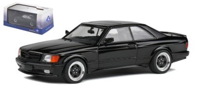 Immagine di MERCEDES 560 SEC AMG 1990 WIDE BODY BLACK UNI 1:43