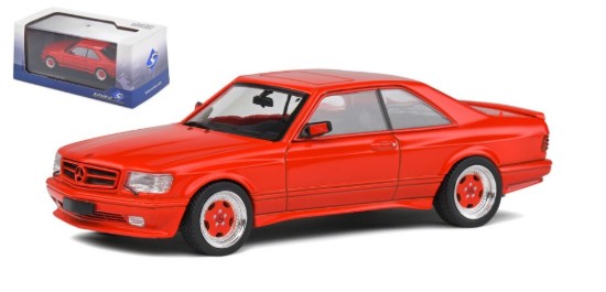 Immagine di MERCEDES 560 SEC AMG WIDE BODY 1990 SIGNAL RED 1:43