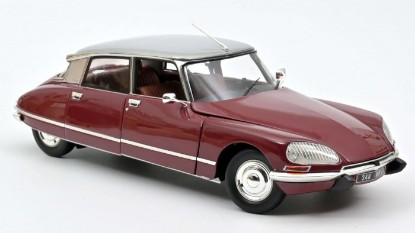 Immagine di CITROEN DS 23 PALLAS 1972 GRENADE RED & GREY METALLIC 1:18