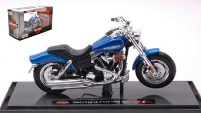 Immagine di HARLEY DAVIDSON FXDFSE CVO FAT BOB 2009 BLUE 1:18