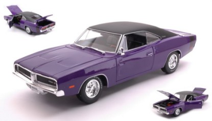 Immagine di DODGE CHARGER R/T 1969 PURPLE 1:18