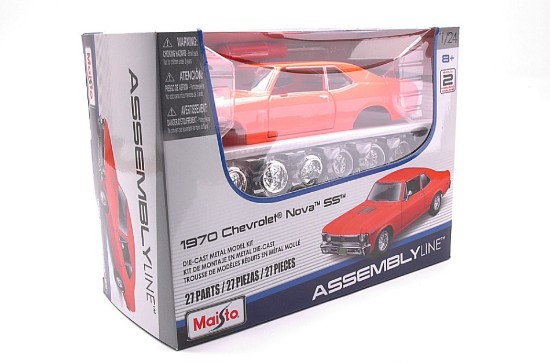 Immagine di CHEVROLET NOVA SS 1970 ORANGE KIT 1:24