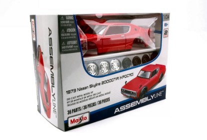 Immagine di NISSAN SKYLINE 2000GT-R 1973 RED KIT 1:24