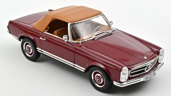 Immagine di MERCEDES 230 SL 1963 DARK RED 1:18