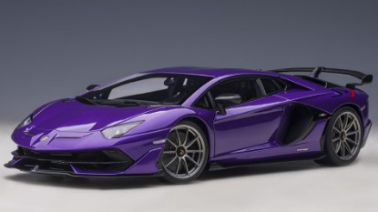 Immagine di LAMBORGHINI AVENTADOR SVJ 2019 PURPLE 1:18