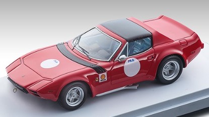 Immagine di FERRARI GTB/4 MICHELOTTI PRESS VERSION RED W/BLACK ROOF 1975 1:43
