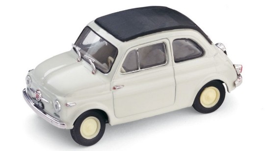 Immagine di FIAT 500 ECONOMICA CHIUSA 1957 GRIGIO CHIARO 1:43